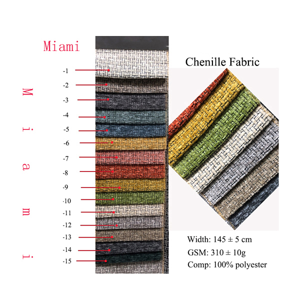 Chenille Fabric Name Miami