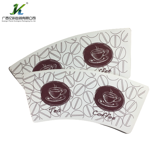 Customized Logo Printed Paper Cup Fans