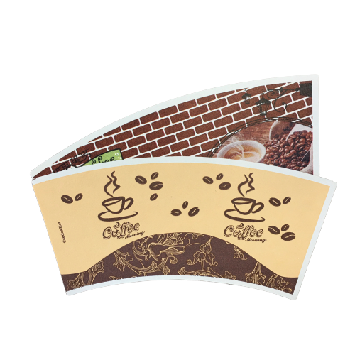 Customized Logo Printed Paper Cup Fans