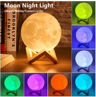 Book Light LED Moon Light Galaxy Light, Moon Night Light, Girl, Boy, Child Birthday Gift, Bedroom Decoration Indoor lighting