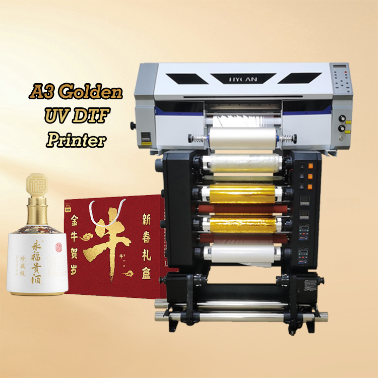 30cm Gold UV DTF Printer