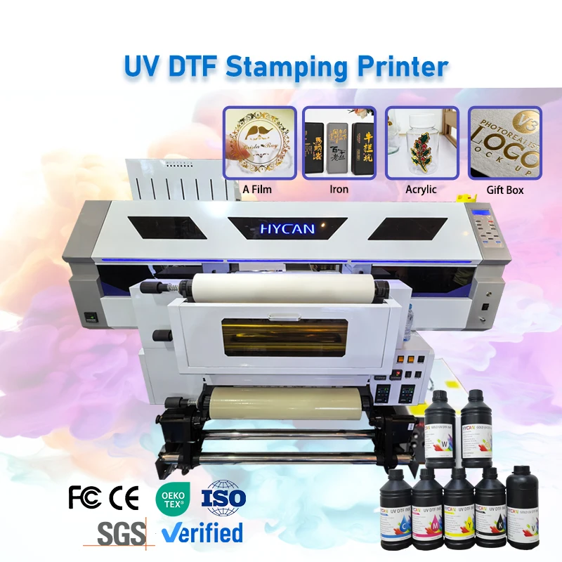 60cm Gold UV DTF Printer