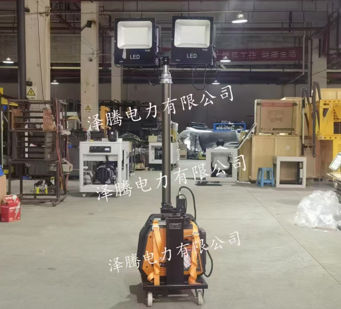移动照明灯车