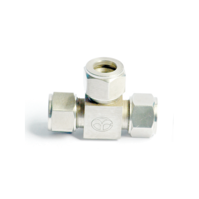 CY1-3 Cutting sleeve three-way General connection midst adaptor(steeliness)