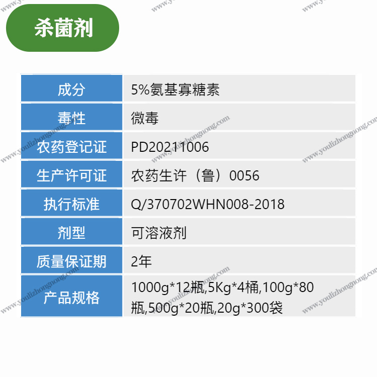 5%氨基寡糖素-可溶液剂