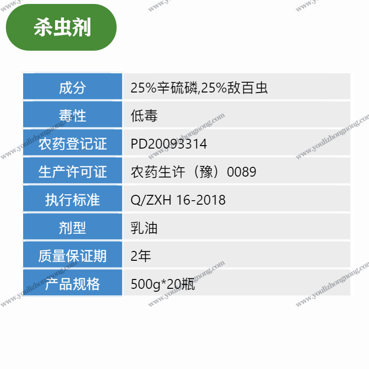 50%敌百辛硫磷-乳油