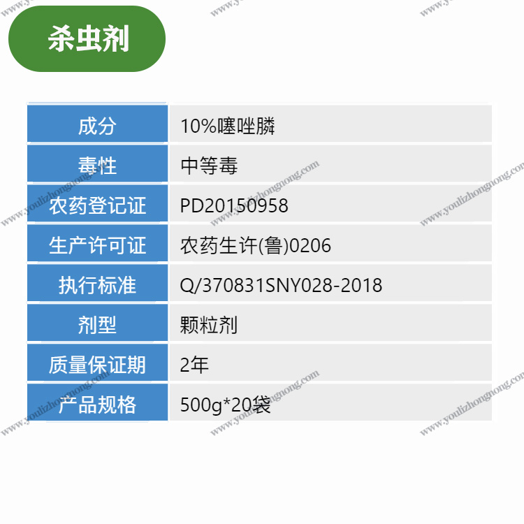 10%噻唑膦-颗粒剂