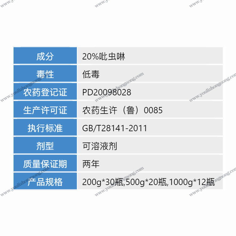20%吡虫啉-可溶液剂