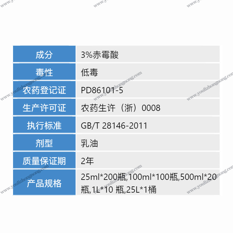 3%赤霉酸-乳油