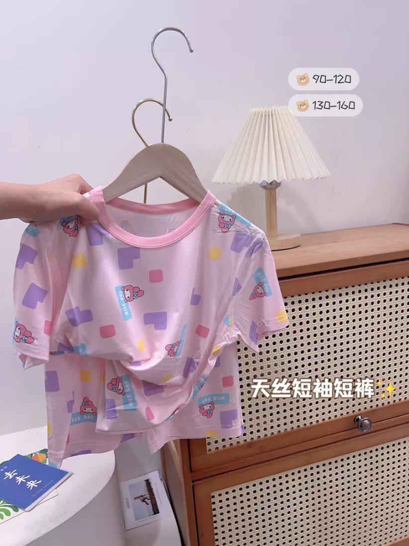 (5833243)bpy and girl summer pajamas 80-160size