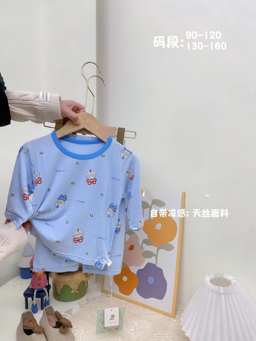 (5833243)bpy and girl summer pajamas 80-160size