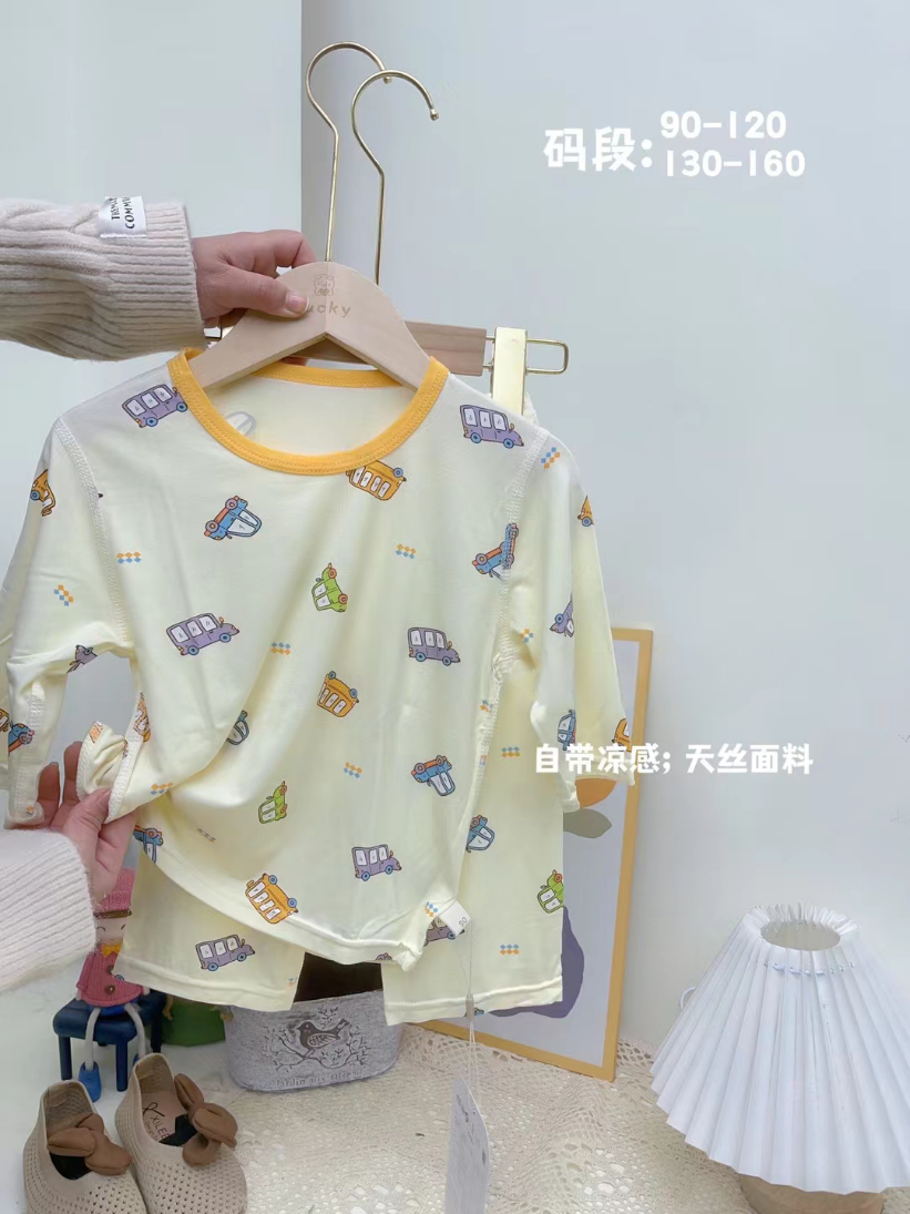 (5833243)bpy and girl summer pajamas 80-160size