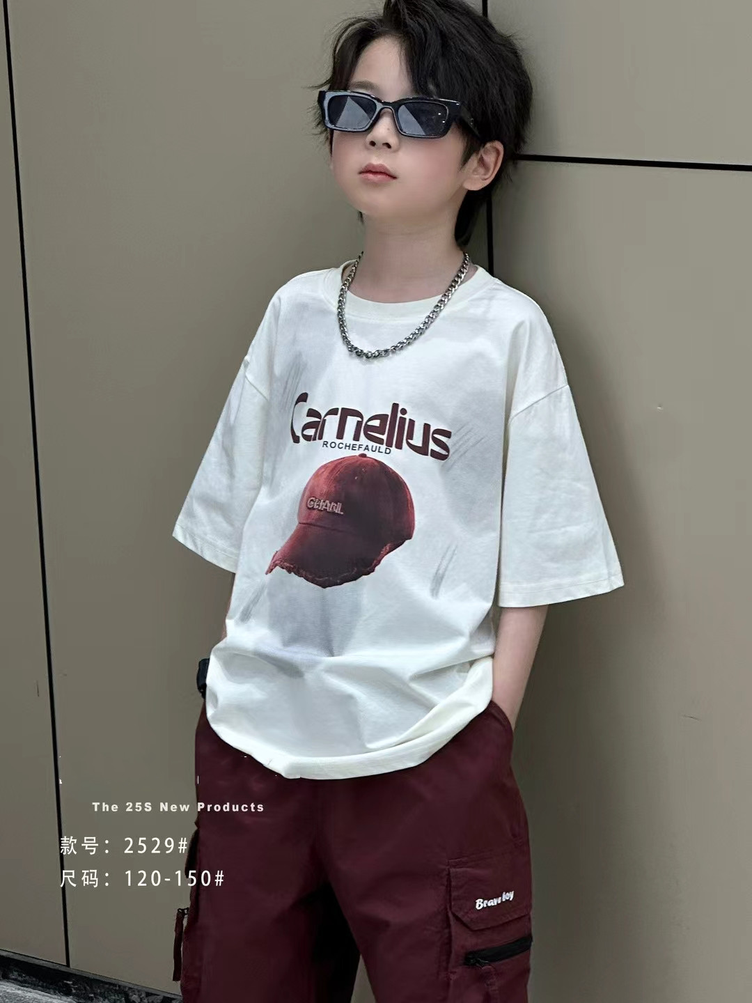 男童夏款套装120-150码