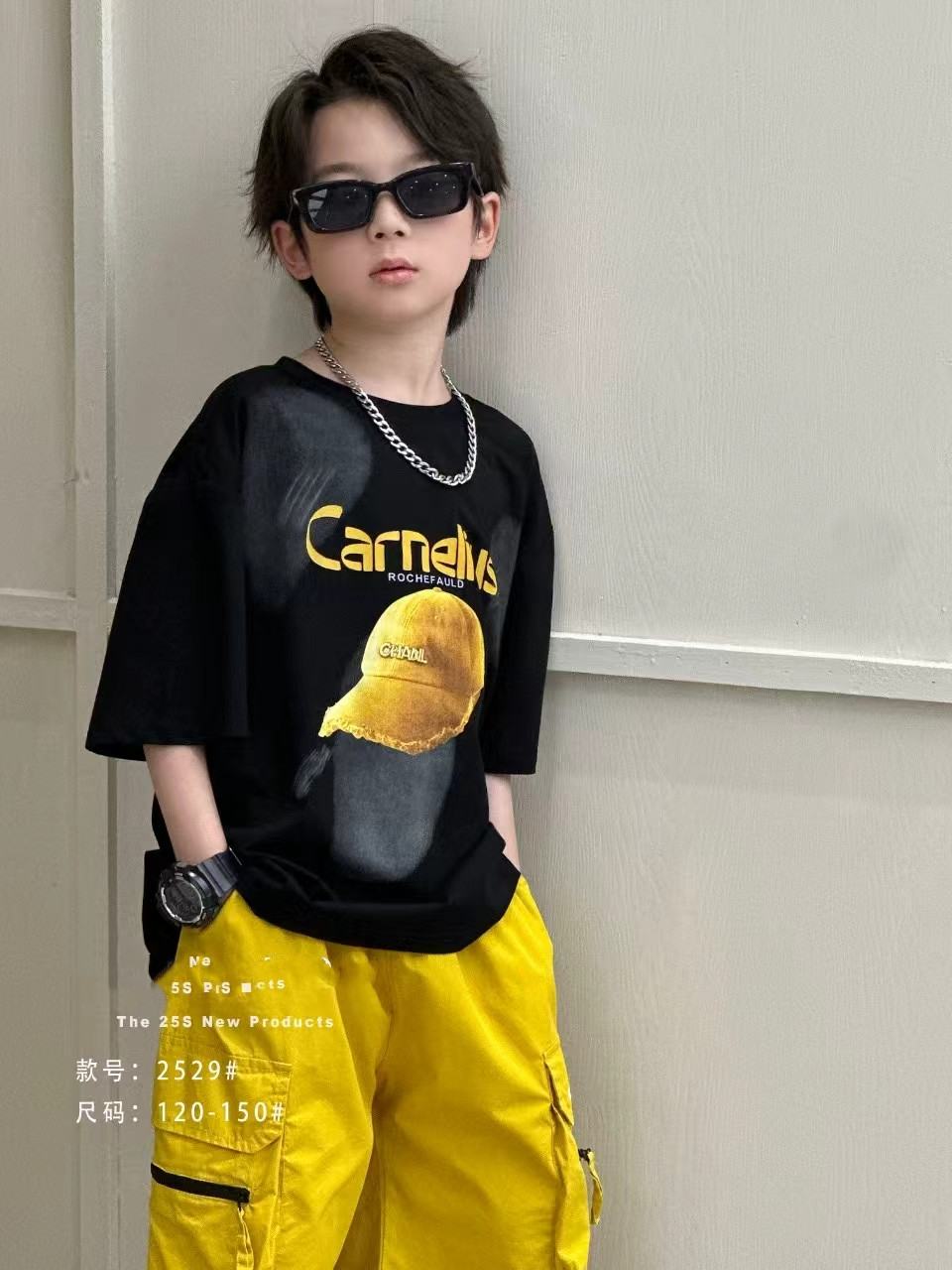 男童夏款套装120-150码
