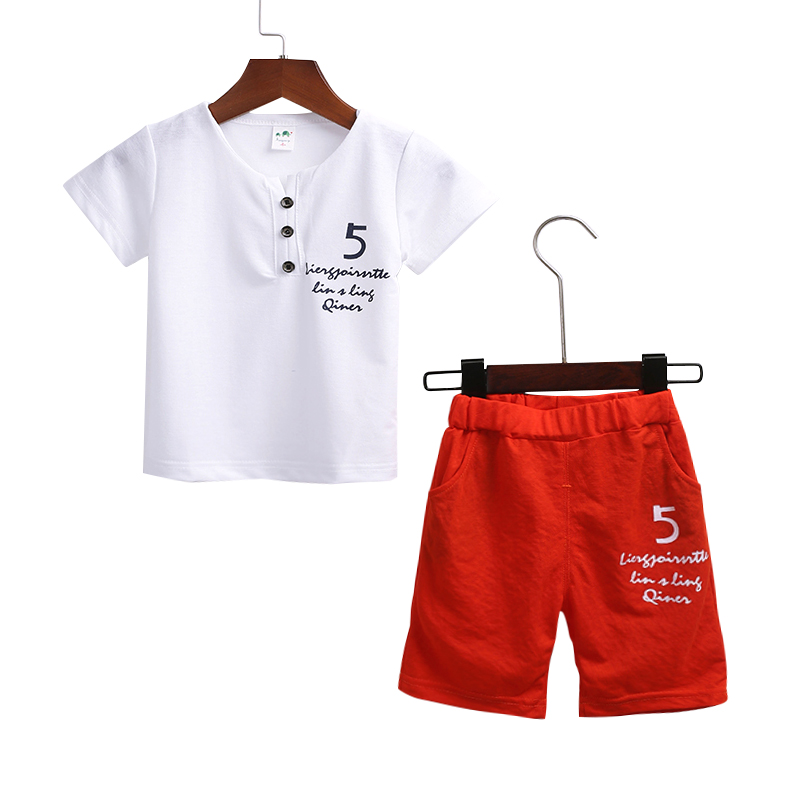 2-6Years Uniquely Designed Cotton Short Sleeve  Tshirt + Short pants