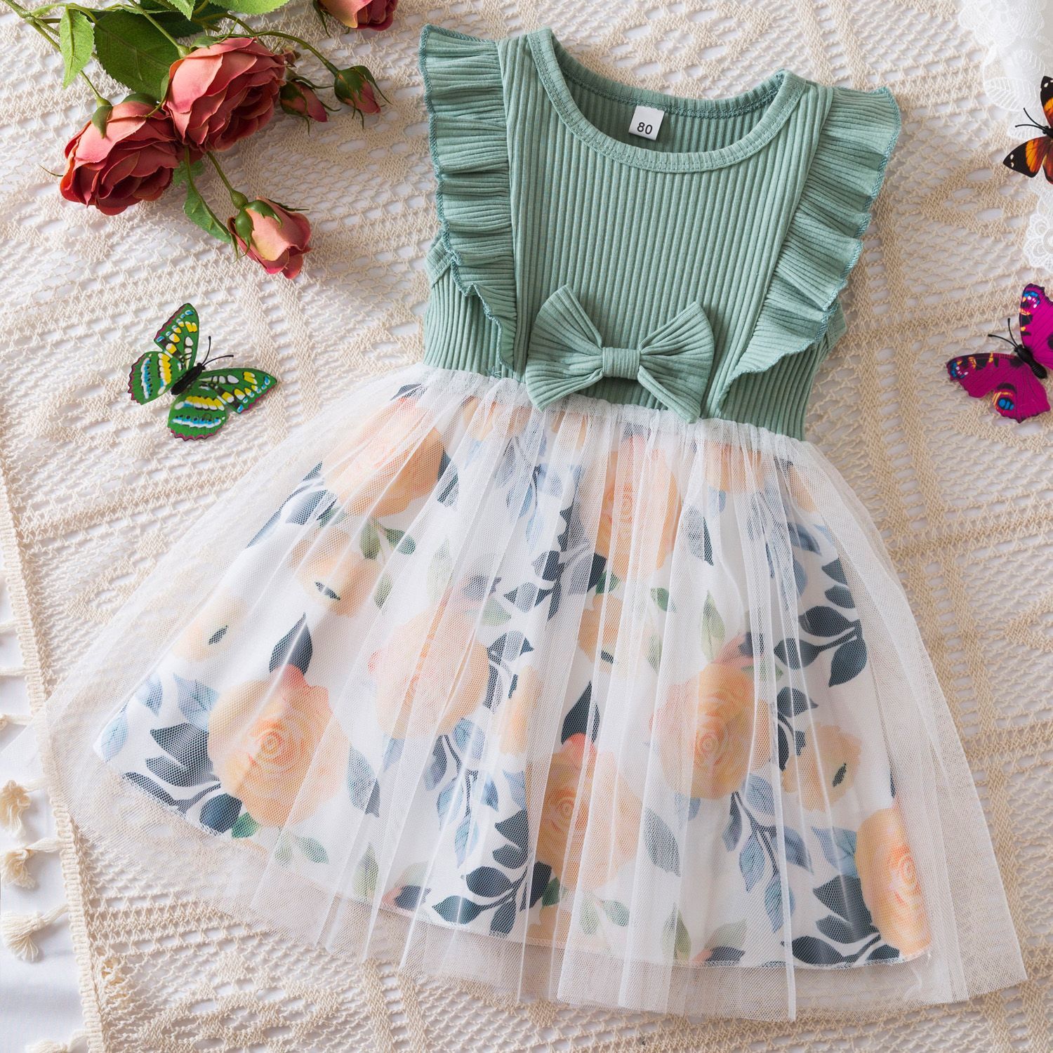 girl summer dress three color