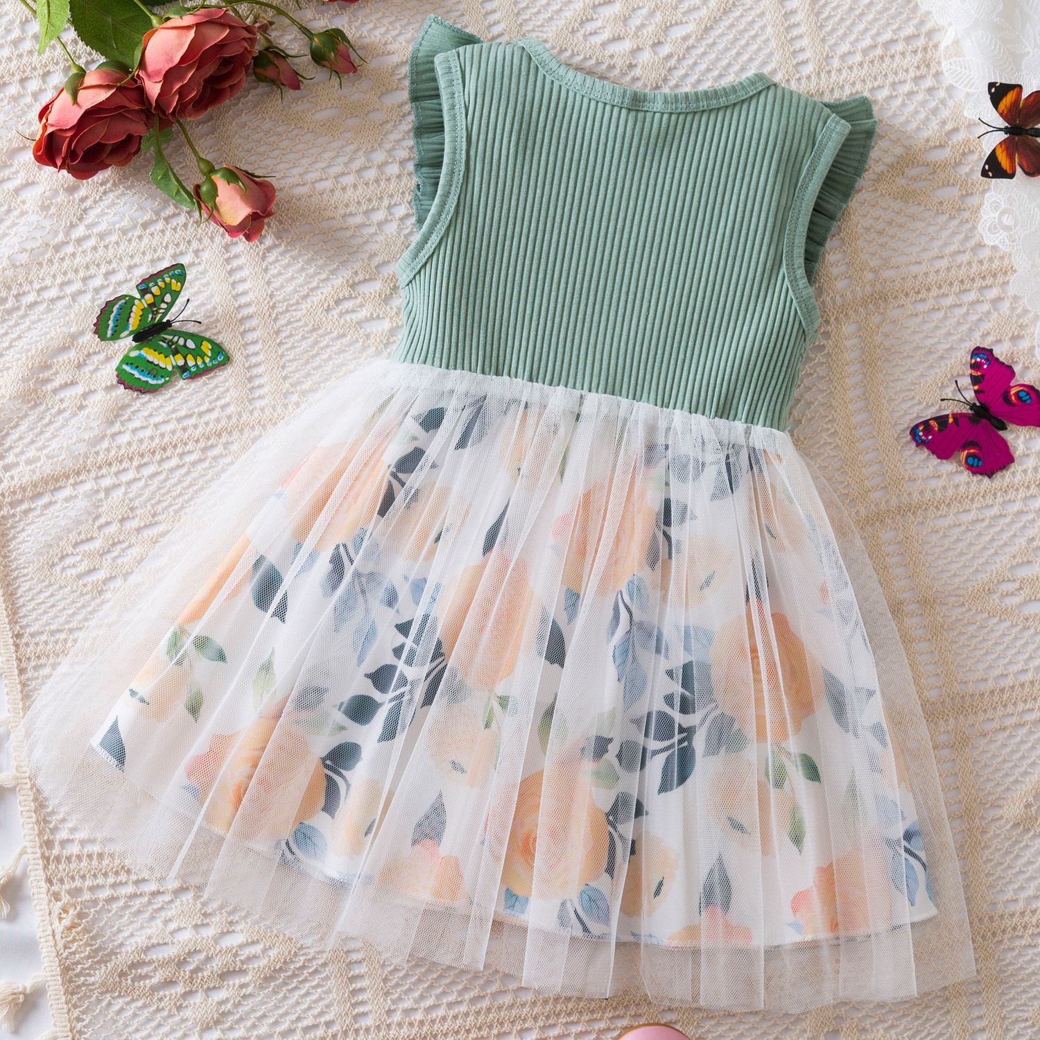 girl summer dress three color