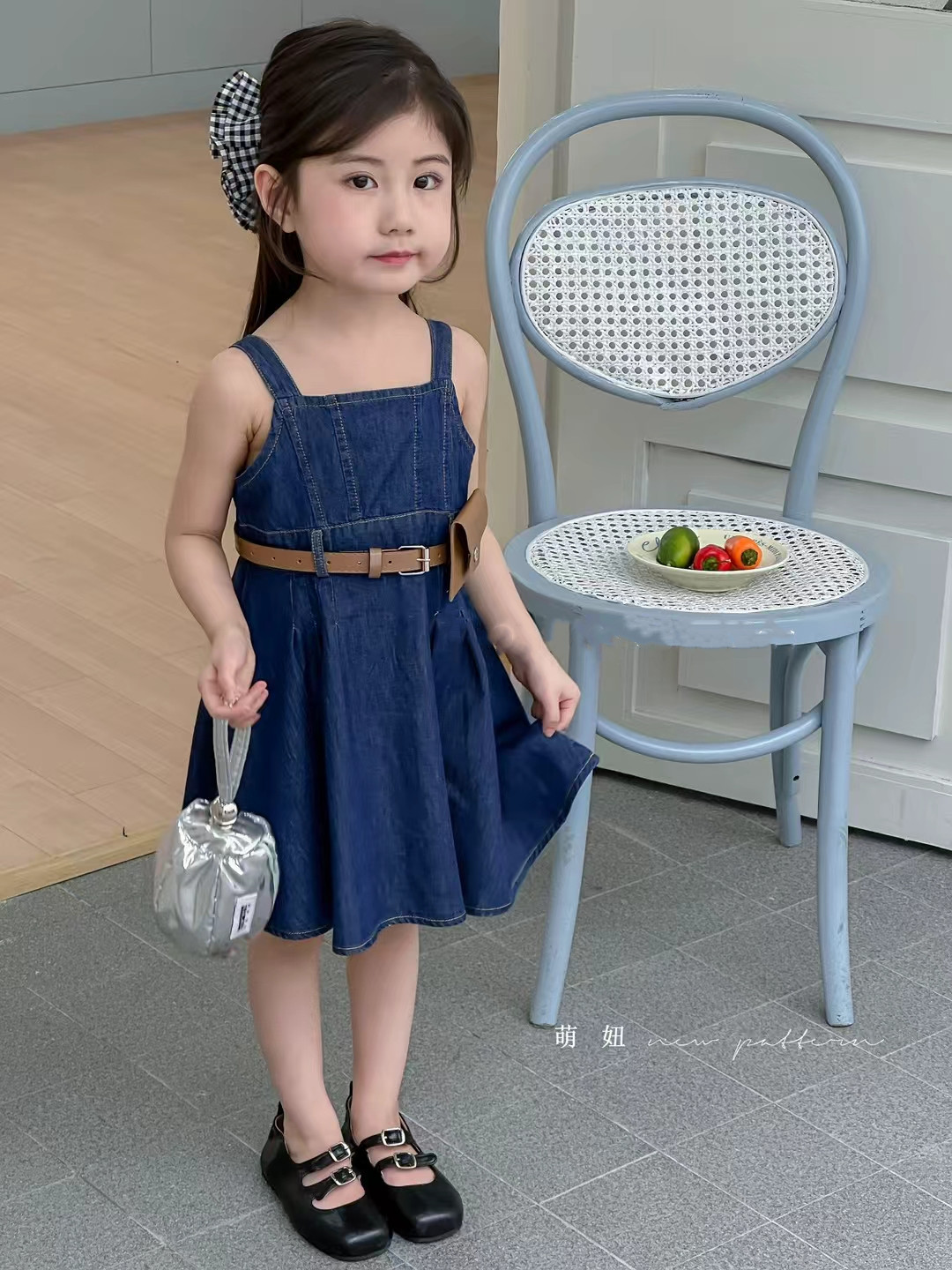 girl summer dress jeans