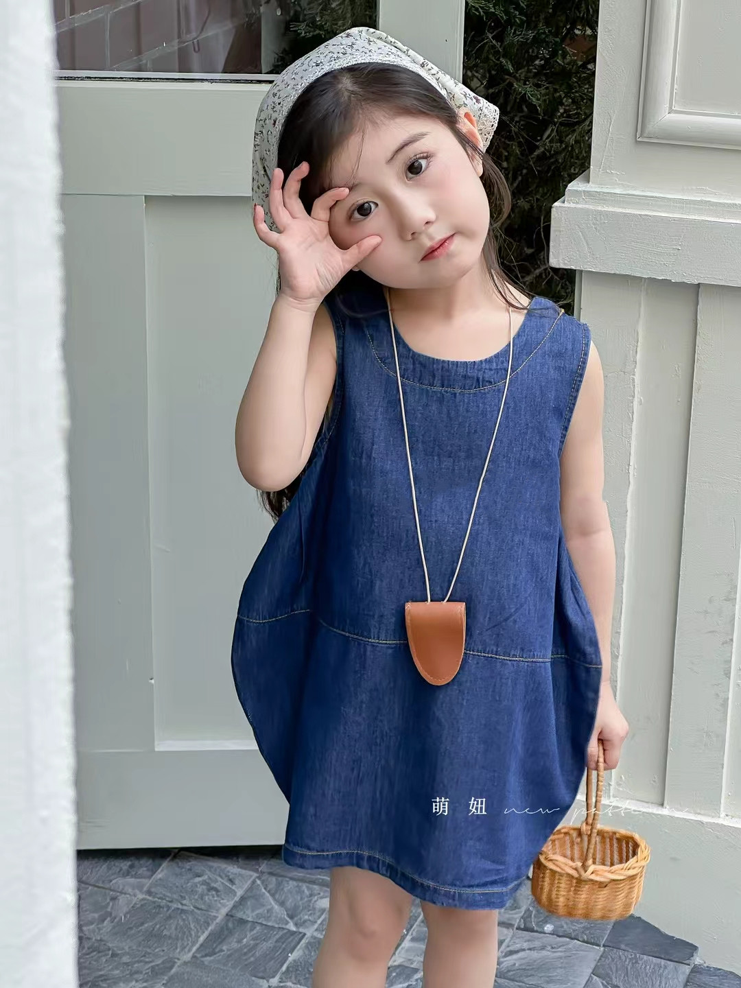 girl summer dress jeans