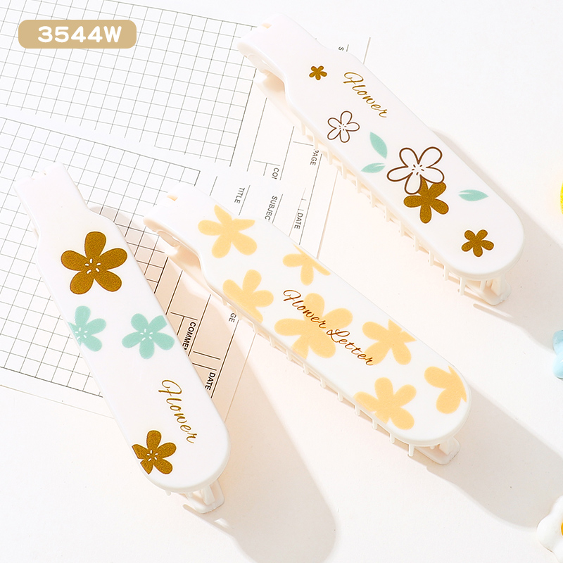 3544W花卉塑料折疊梳
