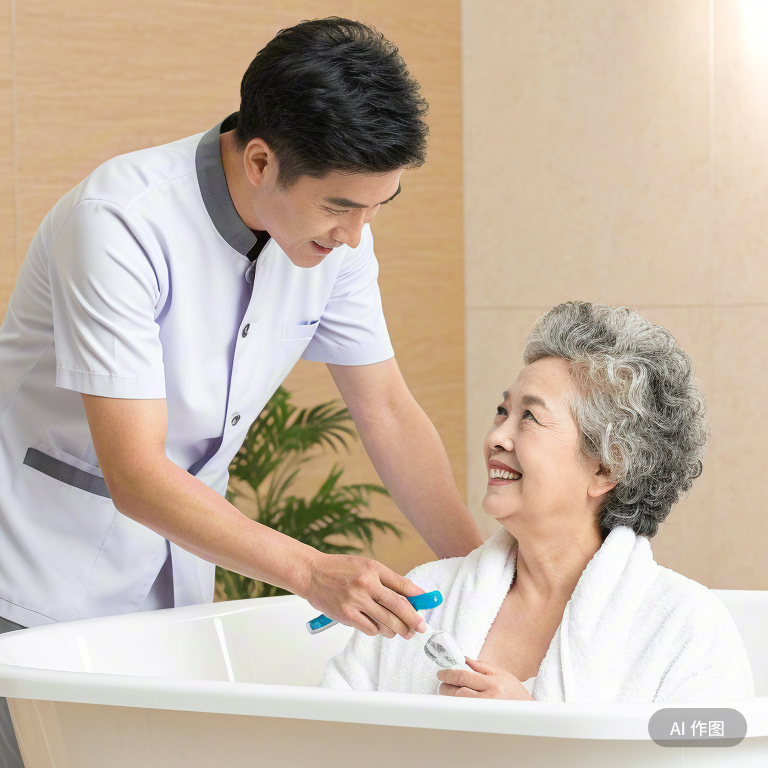 上门助浴图