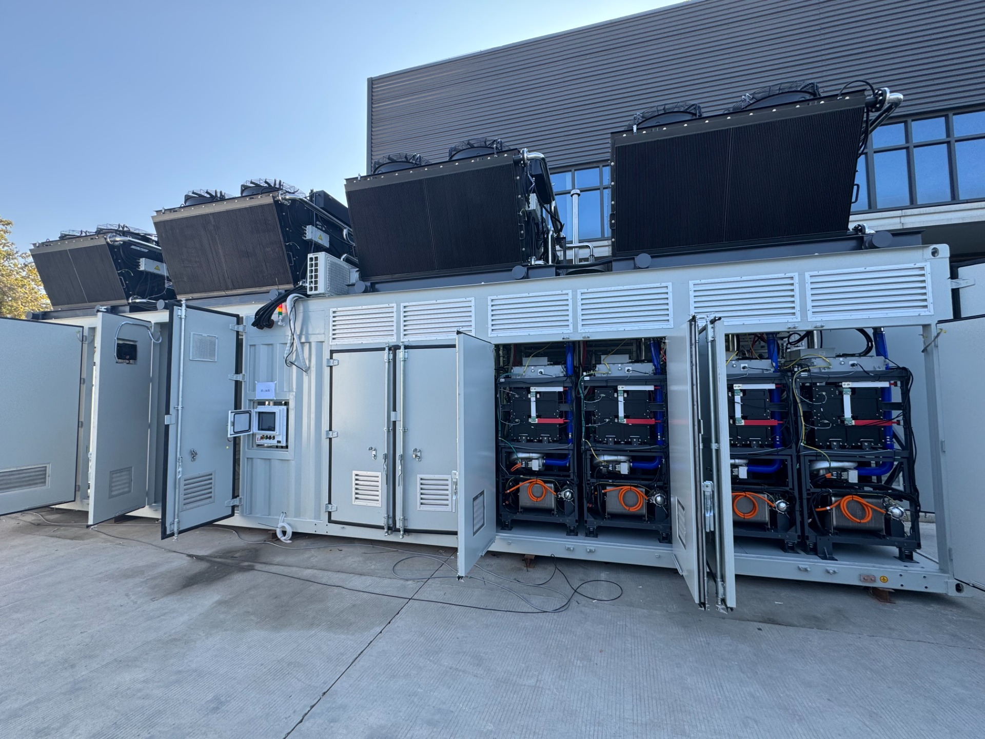 2MW hydrogen power plant system