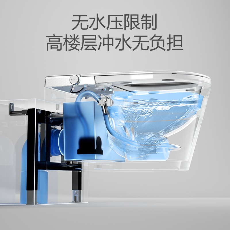 606 挂壁墙排式智能马桶