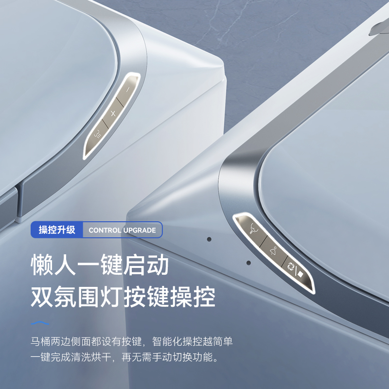 607 挂壁墙排式智能马桶
