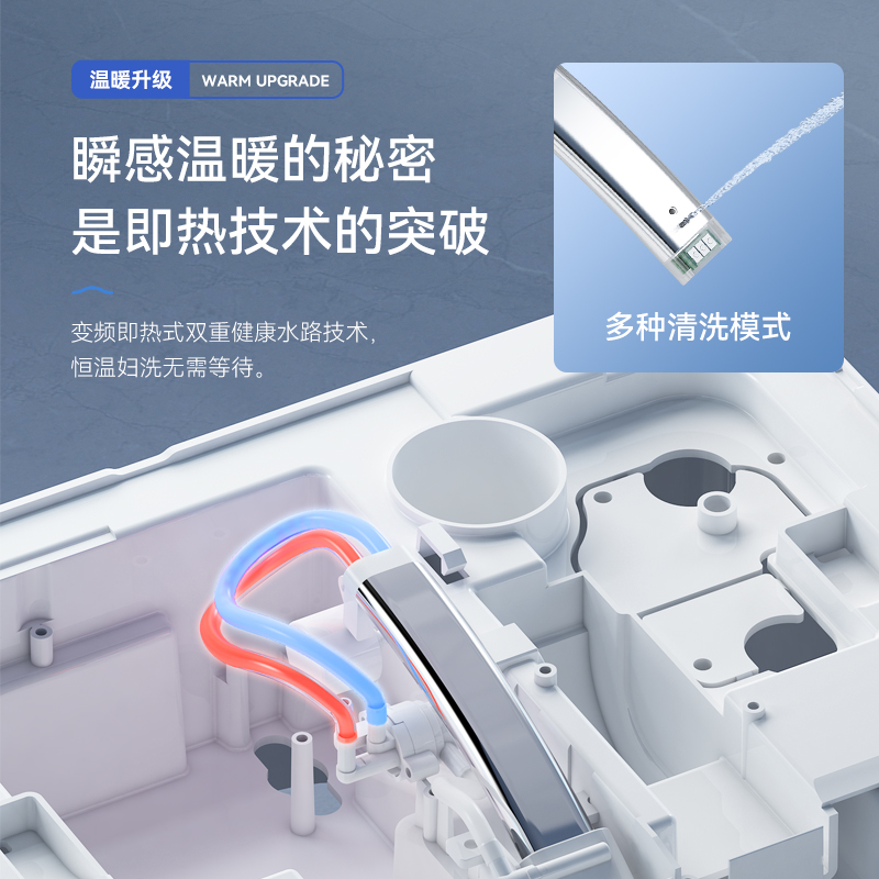 607 挂壁墙排式智能马桶