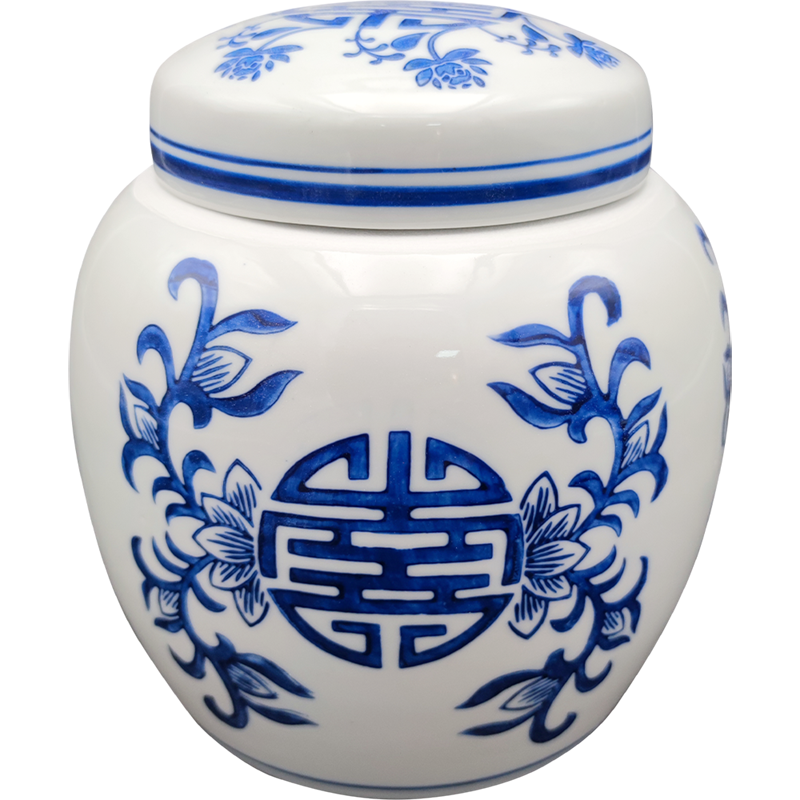 Pet Blue And White Urn（Type A）