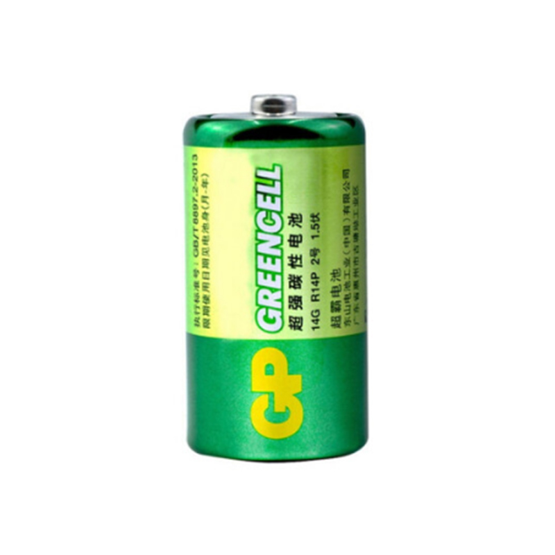 超霸电池3号电池2号电池GP碳性电池2粒