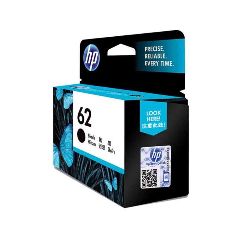 惠普（HP）C2P04AA 62 黑色原装墨盒 适用200 208 258