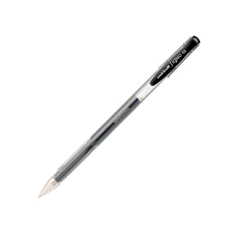 三菱中性笔UM-100水性笔学生考试财务办公签字笔水笔啫喱笔0.5mm
