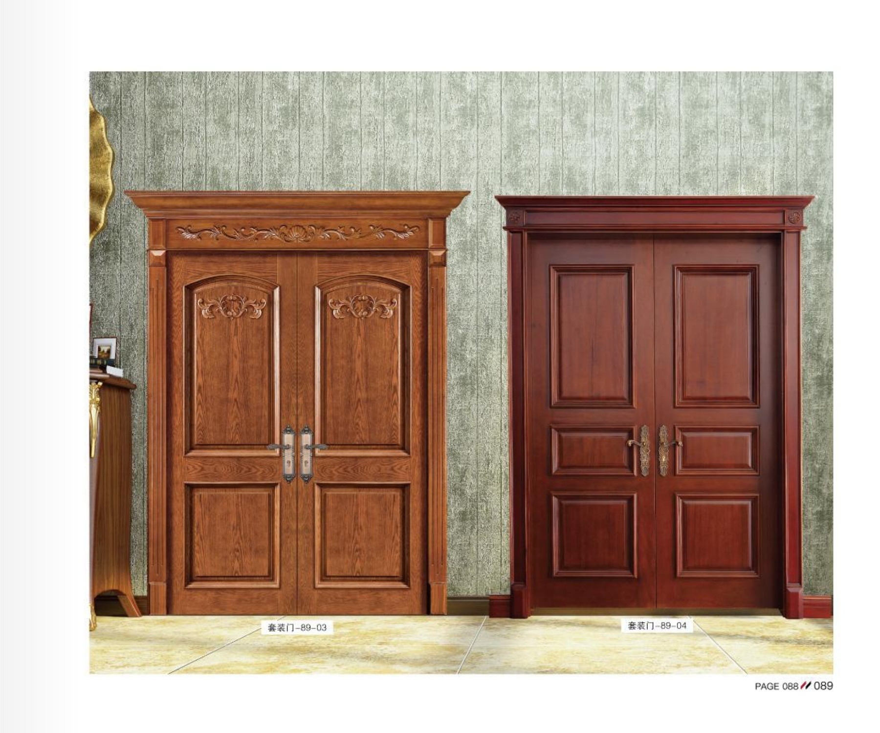 格兰伯爵全屋定制-木门系列  中式 欧式 实木套装门 别墅门 卧室门 木门
