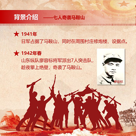ppt設計馬鞍山戰役 黨建匯報