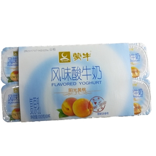 蒙牛风味酸奶黄桃味