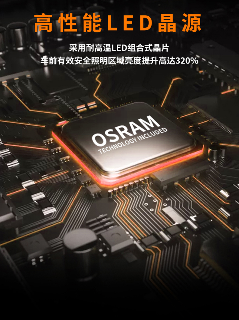 欧司朗OSRAM— CBI  LED riving远近一体LED双光透镜套装