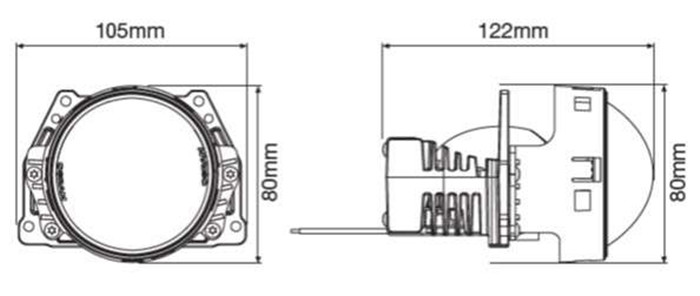 欧司朗OSRAM— CLC LED riving远近一体LED双光透镜套装