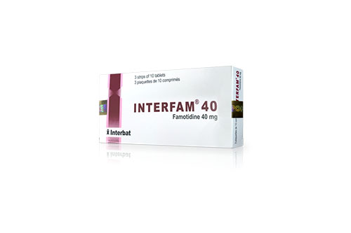 INTERFAM胃药 40mg x30s