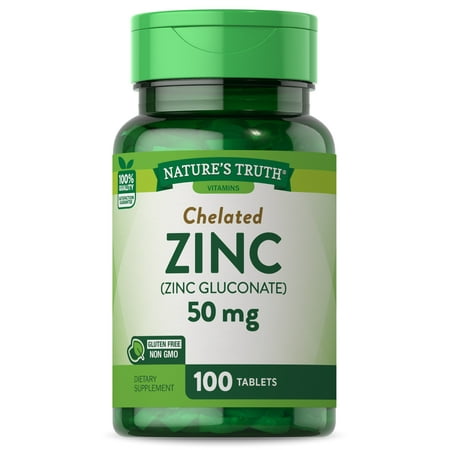 NATURES TRUTH ZINC 50MG x100TABS