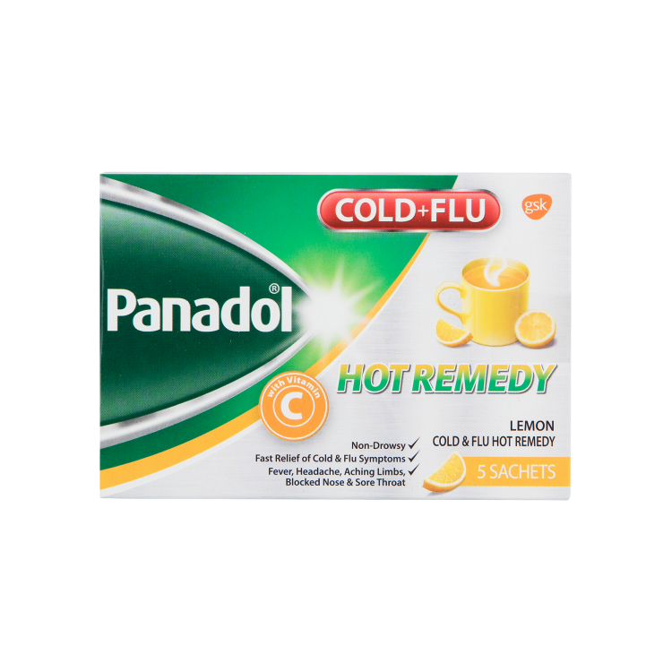 PANADOL 必理痛伤风感冒(柠檬)热饮 5PCS