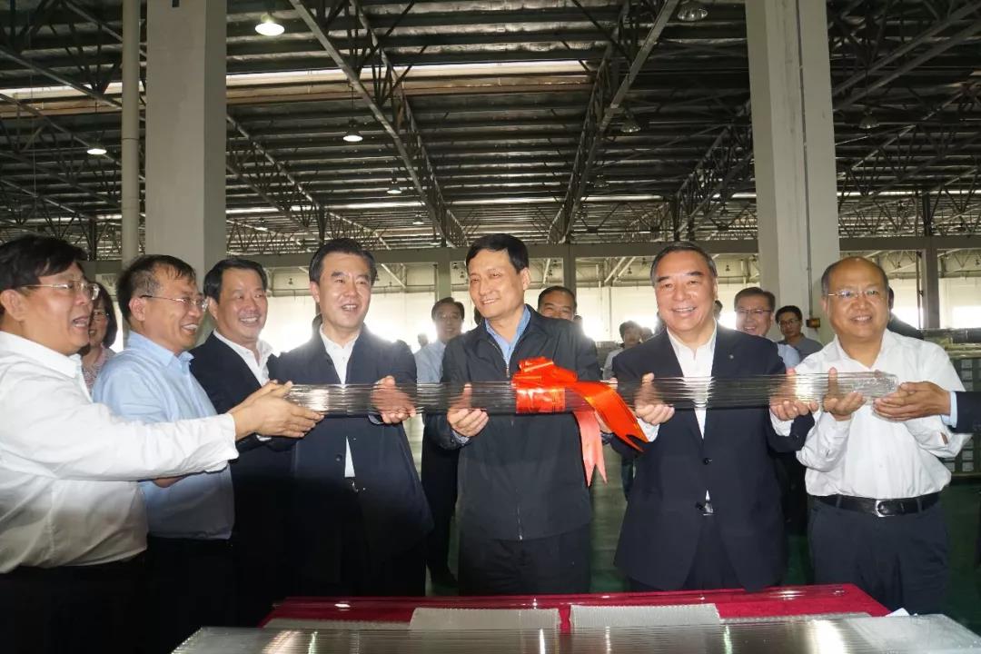 肖亚庆到中国建材集团所属凯盛君恒药玻调研产业扶贫项目