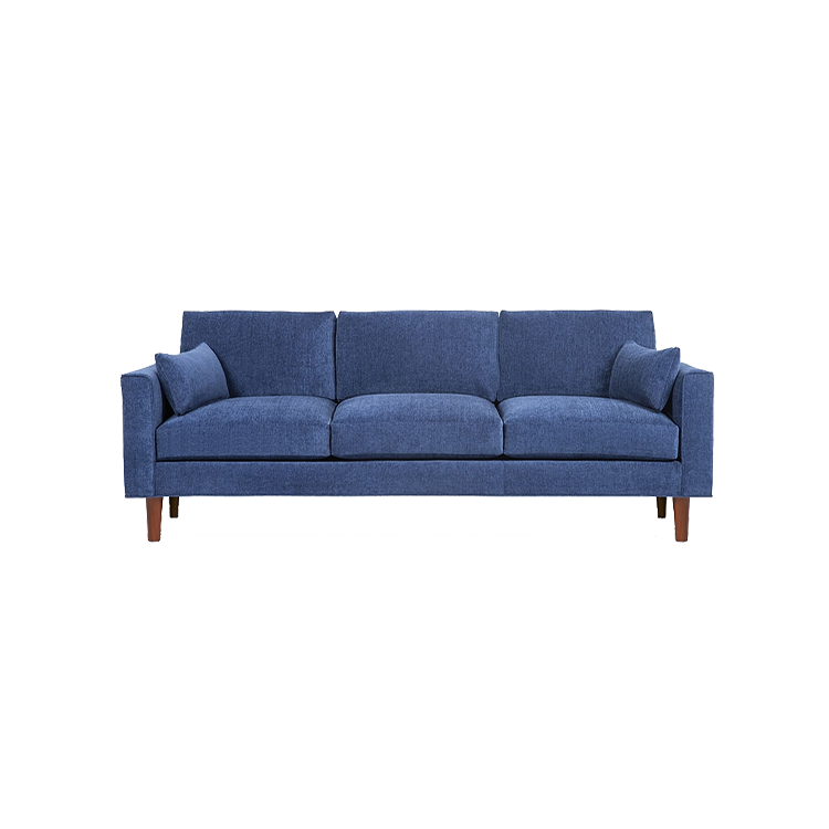 Light blue modern stylish sofa