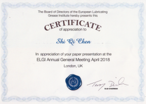 ELGI Certificate