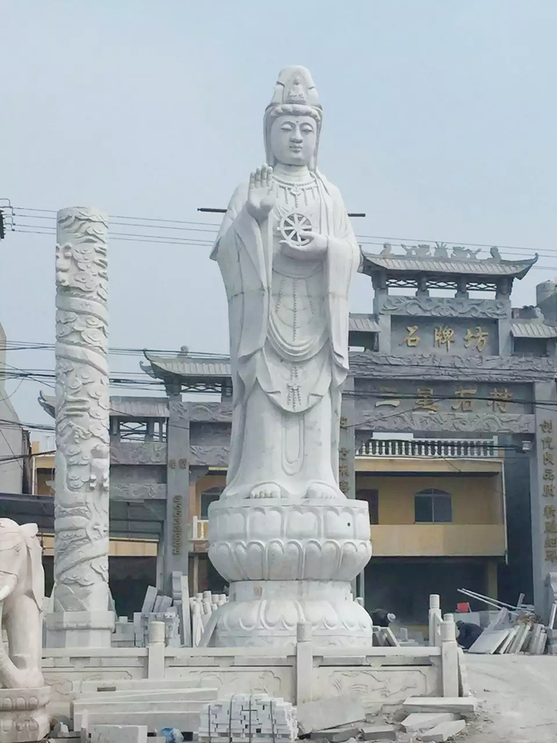 石雕人物觀音菩薩有什么寓意？對擺放有什么要求？