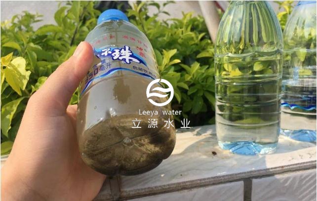 你家排的污水是斜管沉淀池这洗白后再次使用的