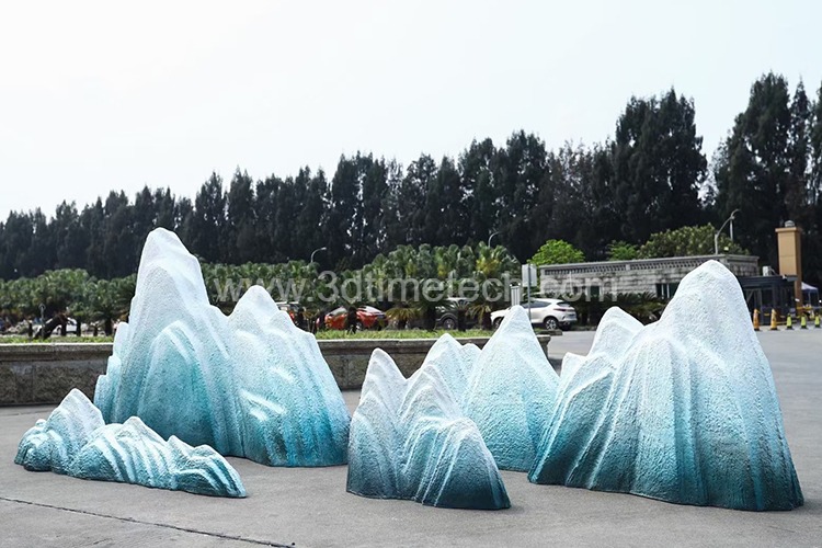 Epoxy Resin Hill Decoration