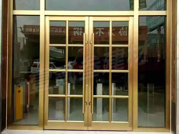 肯德基门 铝型材玻璃门