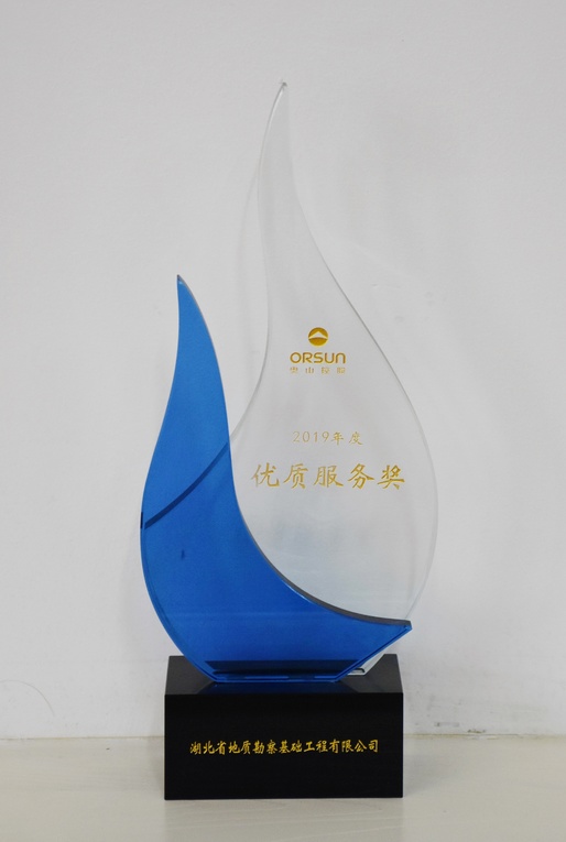 榮獲奧山控股“2019年度優質服務獎”