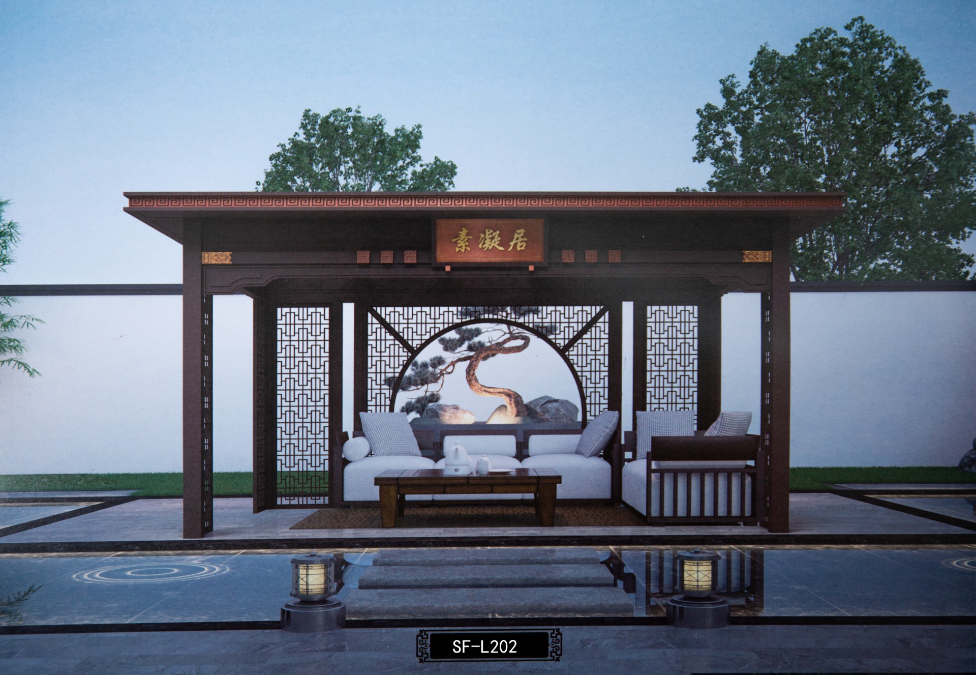 凉亭新中式系列SF-L202